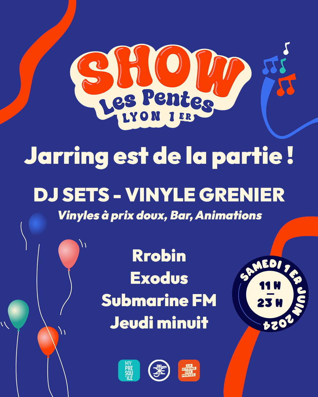 Show Les Pentes samedi 1er juin